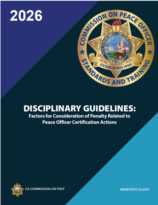 Disciplinary Guidelines