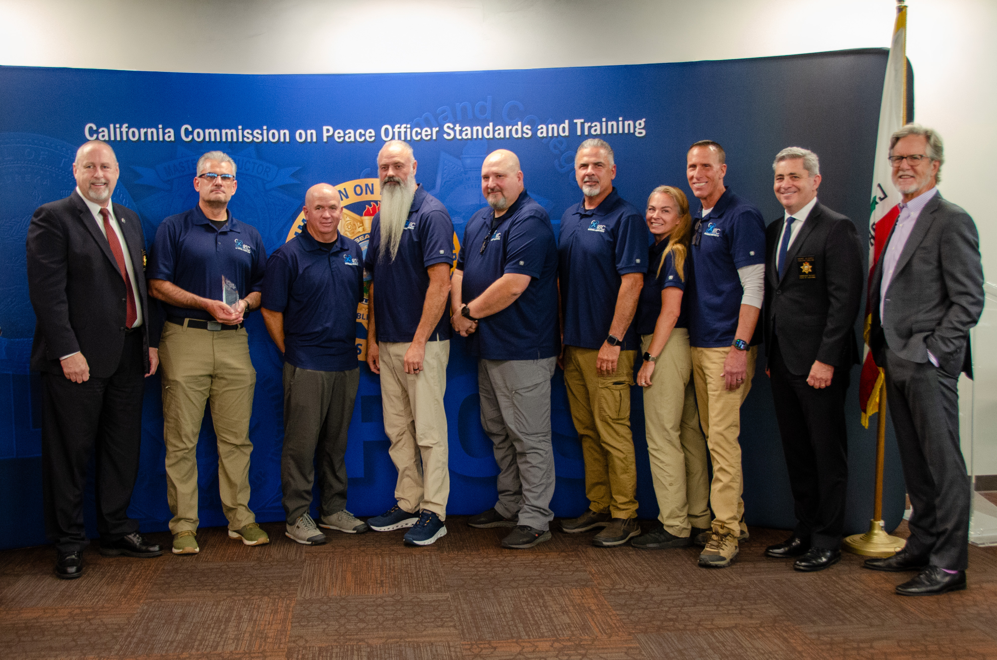 The Regional Training Center receiving 2025 Organizational Achievement Award
