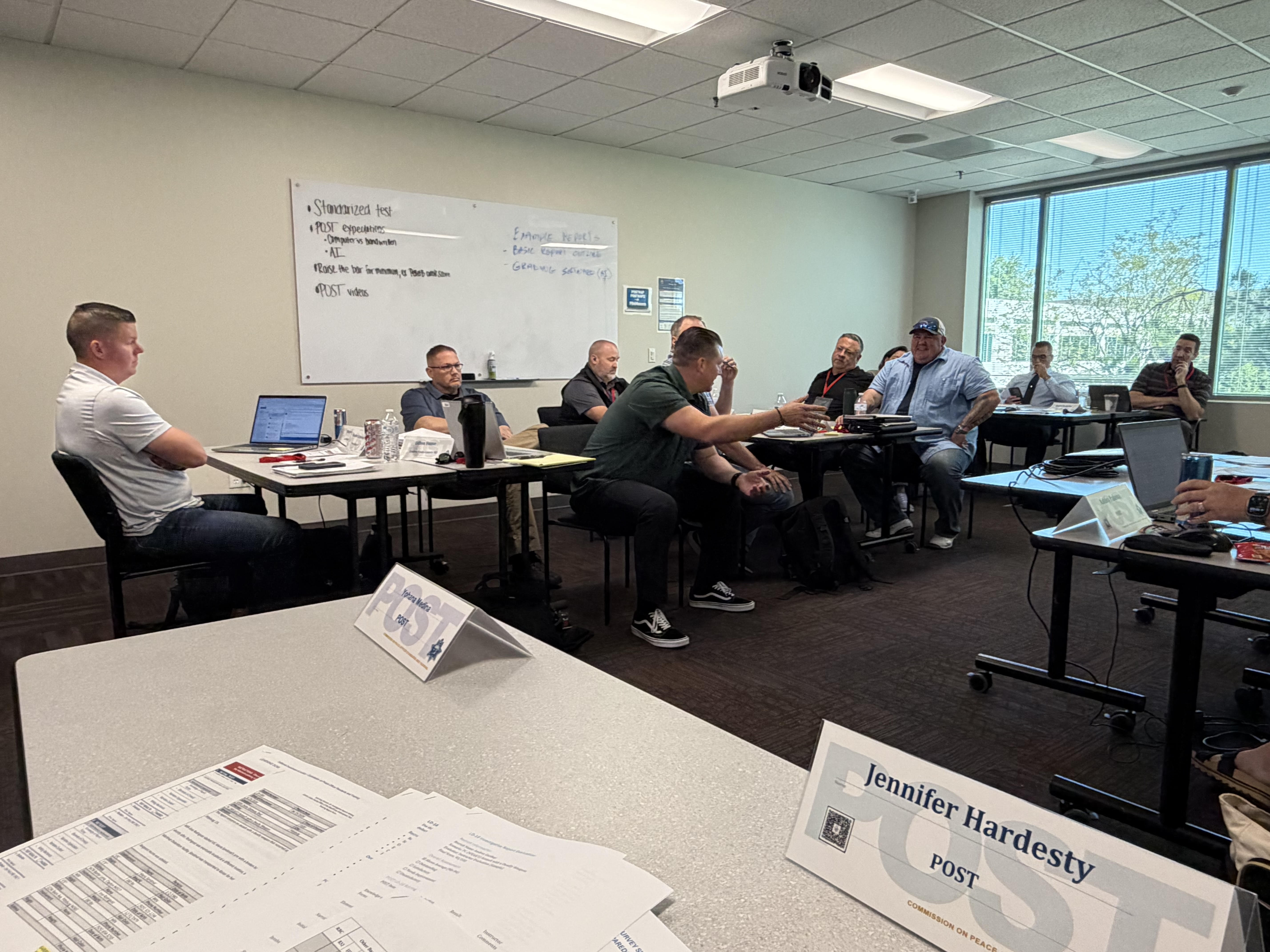Subject matter experts reviewing Learning Domain 18
