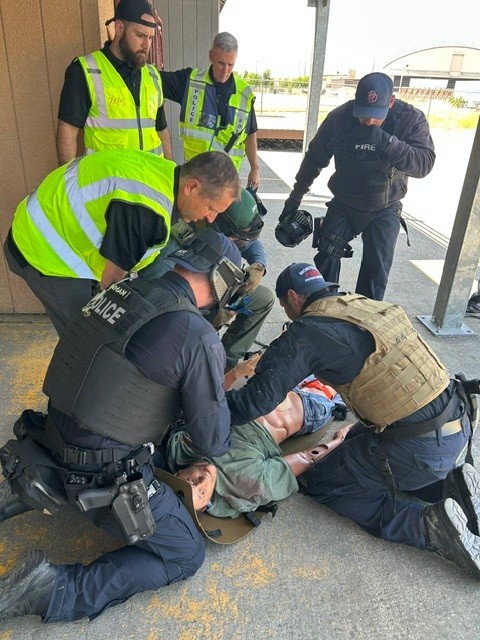 Participants attending the Advanced Tactical Medicine class