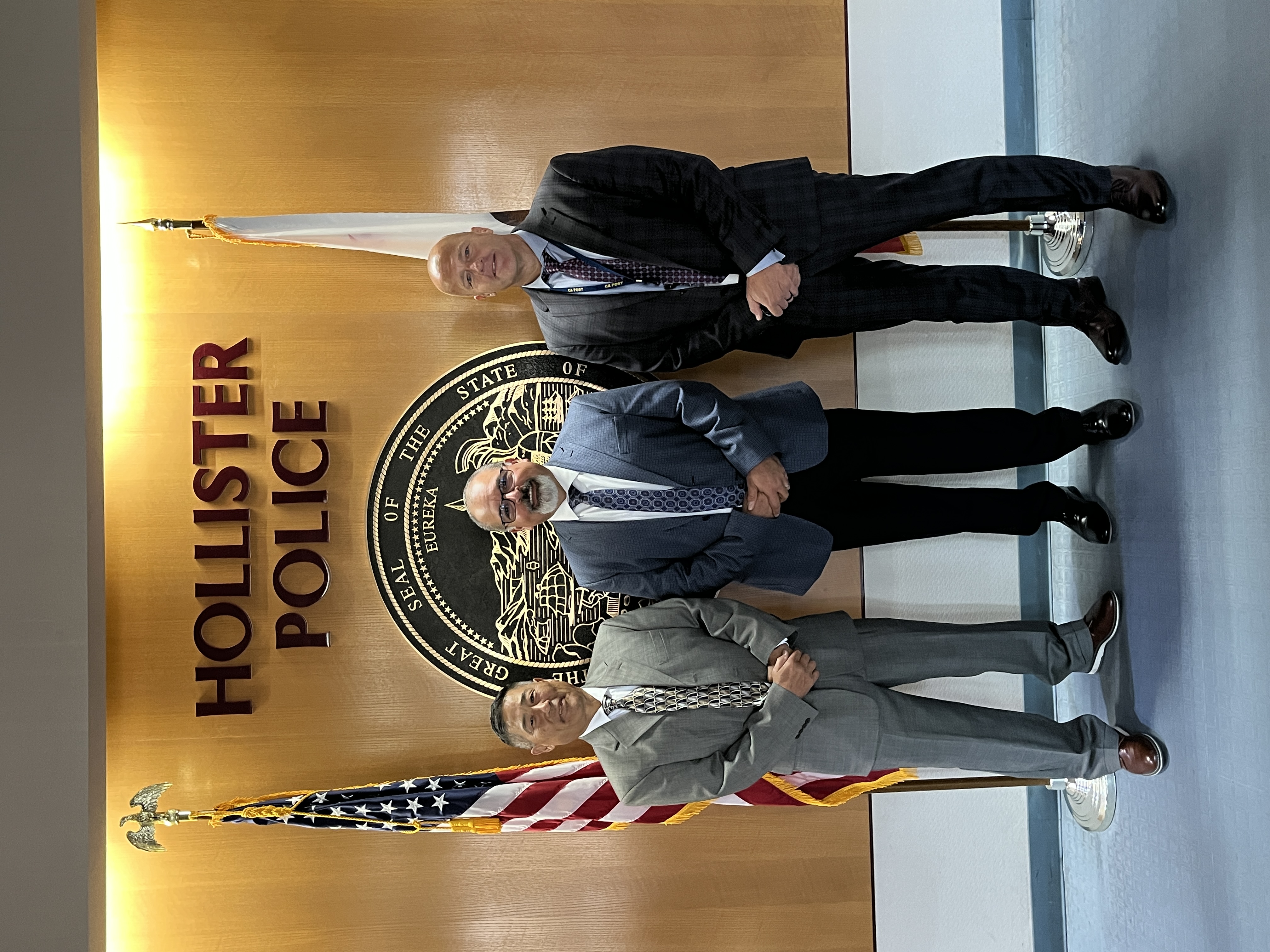 LEC Kevin Hatano Chief Carlos Reynoso and LEC Frank Fermer