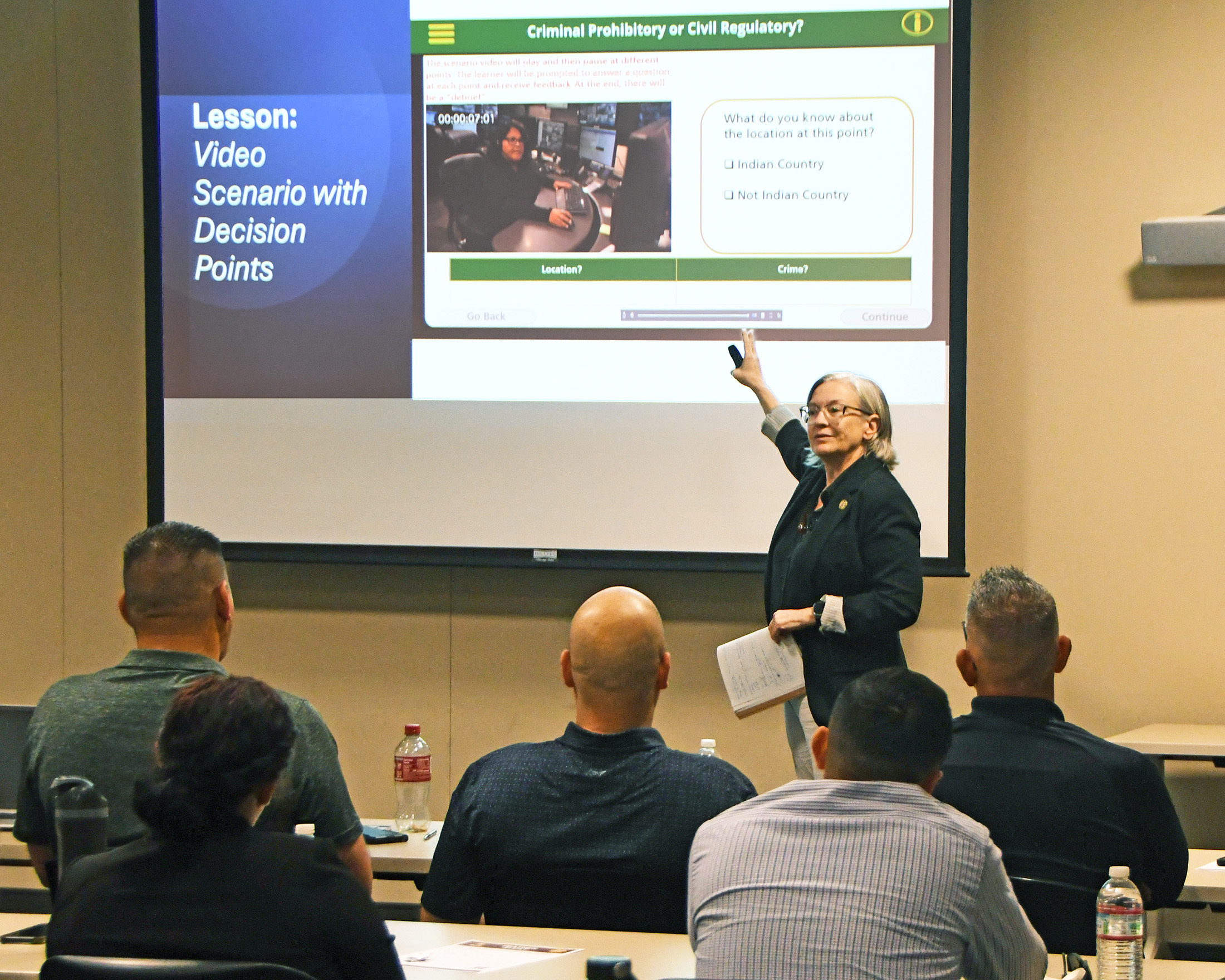 Presenting at the first CHP Tribal Liaison Summit